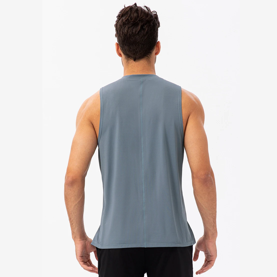 Men Gym Wear Basketball Tank Top Fitness Running Vest Sleeveless Plus Size Sports T Shirt