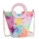 Hand Bags Bag Mini Hand Bags Personality Chain Bucket Bag Ladies Printed Tide Diagonal Cute Women Hand Bags