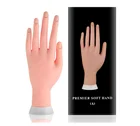 With Fingers Movable Practice Trainer Hand Plastic Soft Hand For Nails With Positional Fingers Practice Hand