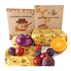 Wrap Eco Friendly Wholesale Natural Sustainable 0 Waste Reusable Wax Food Wrap Fresh Keeping Wrap