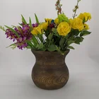 Timber Garden Factory Customized Nice Wood Timber Planting Vase Solid Wood Plant Pot Container For Garden Use