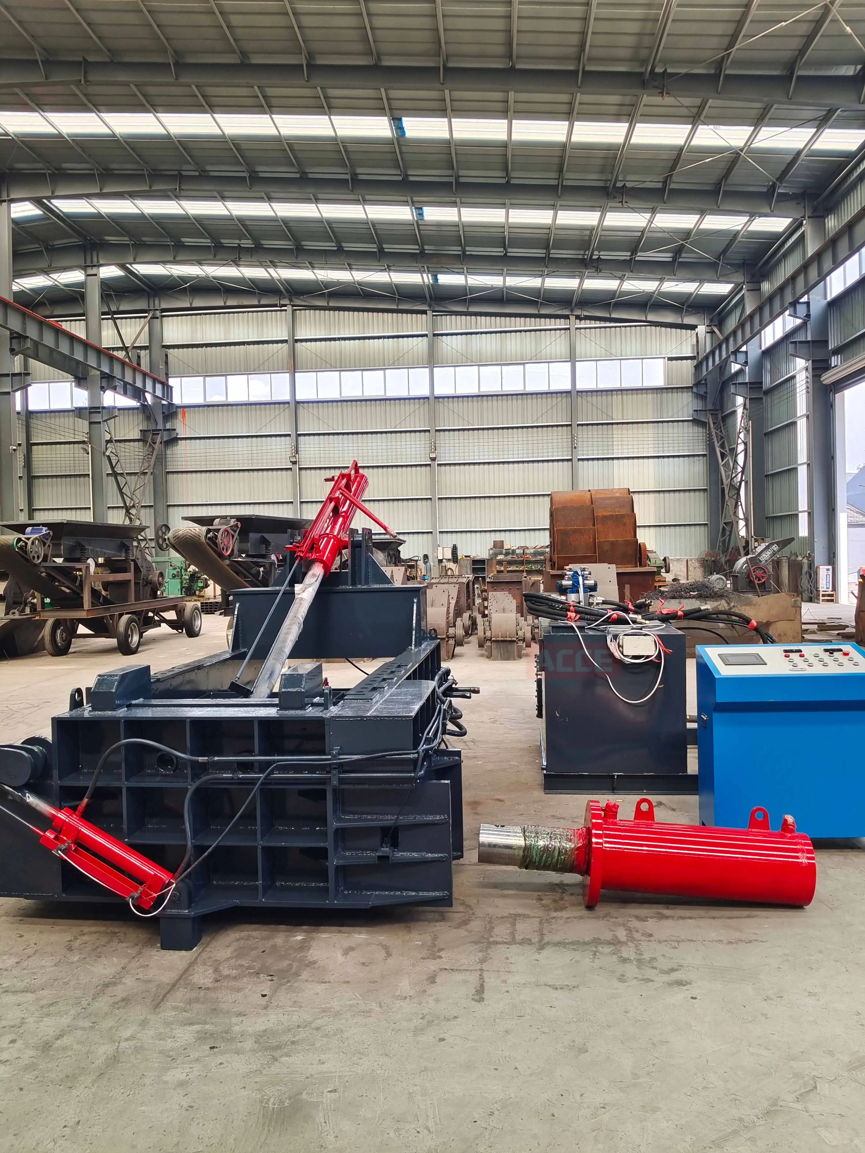 Compaction Steel Baler Price Aluminum Scrap Metal Baling Hydraulic