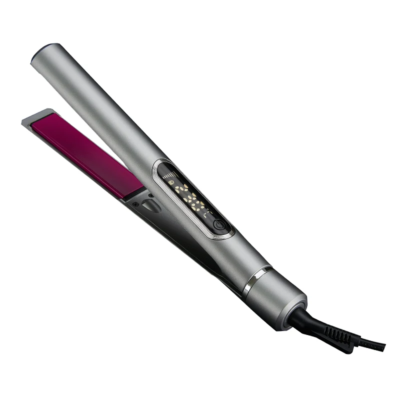 Alisador y Rizador 2 en 1，Curl \u0026 Straight rizador de Pelo Liso Pelo  retorcido férula eléctrica planchas de pelo profesionales,Plancha para el  cabello de Iones Negativos : Amazon.es: Belleza