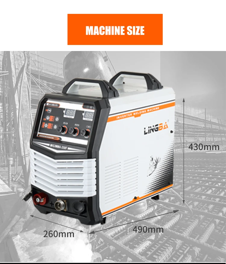 Lingba 3ph 220v 380v 440v Mig Mma 350a Mig Welding Machine Buy