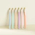 Logo Pen Hot Cheap Custom Logo Selling Promotional Pen Pink Ballpoint Pen For Wholesale Office Supply