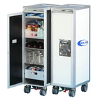 Aircraft Meal Trolley Aluminium Half Size Airplane Aircraft Meal Trolley