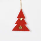 Star Tree Decor Red Christmas Tree 5 Pointed Star Pendant Christmas Tree Decoration