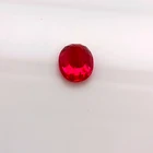Ruby Pulled Created Ruby Synthetic Loose Gemstones Oval11.02*9.17MM 5.62CT