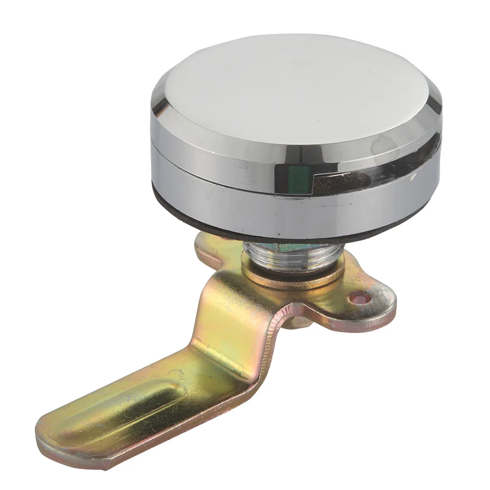 Zinc Alloy Bright Chrome Cabinet Door Lock with Key Control Quarter Turn Lock with Cams factory