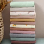 Organic Cotton Organic 100% Organic Cotton Organic Gauze 100% Bamboo Cotton Printed Muslin Fabric For Baby