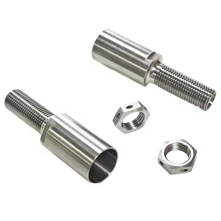 Custom CNC Stainless Steel 321 Power Supply Connector Shoulder Bolt With Nut details