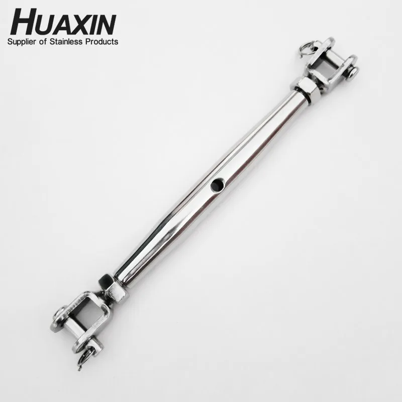 M5 M6 M8 Turnbuckle rigging screw A4 316 stainless steel jaw to jaw open body 
