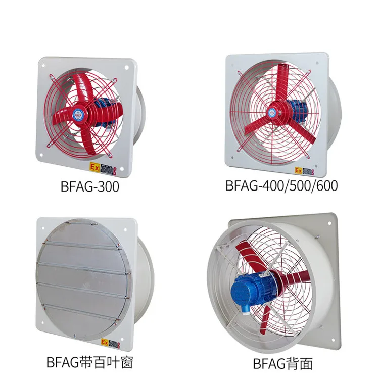 Mounted Explosive-proof Ventilation Fan, ATEX, 220v, Wall - detail 10