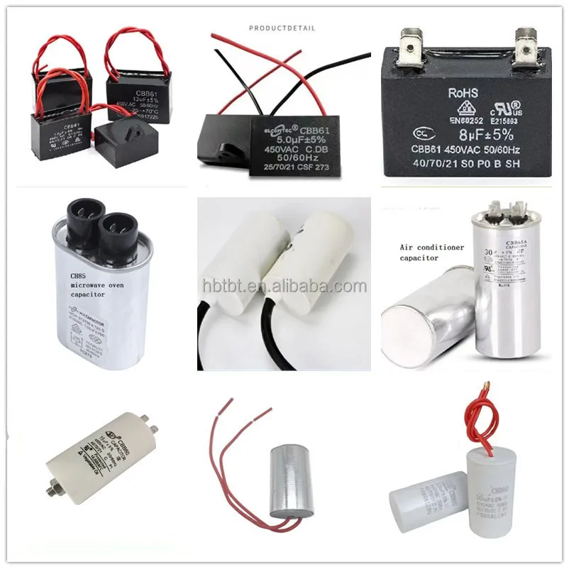 Run Capacitor Selling Motor, 250VAC, CBB61 - detail 8