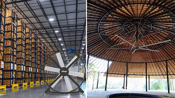 Hvls Ceiling Fan, 24ft, 20ft, 18ft, 16ft - detail 2