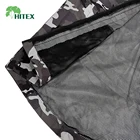 Jacket Hitex Men's Single Windbreaker Jacket Coat With Hood Camouflage Print Mesh Lining Waterproof Windproof