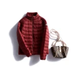 Down Jacket Custom Convenient Storage Light Thick Duck Women's Down Jacket Winter Woman