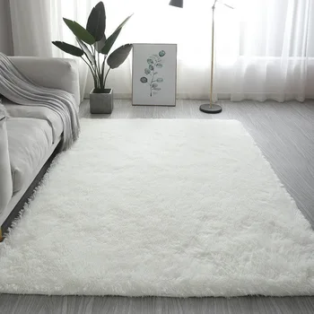 Hot selling Living room Bedsied fluffy shaggy carpet and rugs floor mat fluffy carpets for bedrooms shaggy rug