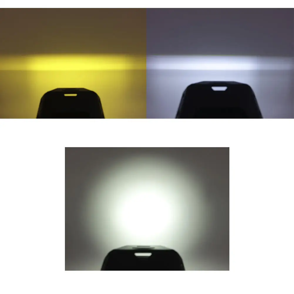 product ya mt10 manufactory wholesale driving light assembly motorcycle dual color headlight spot lamp universal spotlight-14