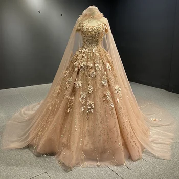 Jancember RSM67434B Luxurious Formal Cheap Lace Applique Prom Gowns Designer Evening Dresses
