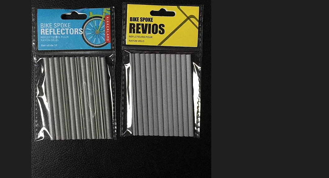 hi vis silver orange motorcycle bicycle bike wheel reflector reflective spoke sticker for safety warning decoration in the dark