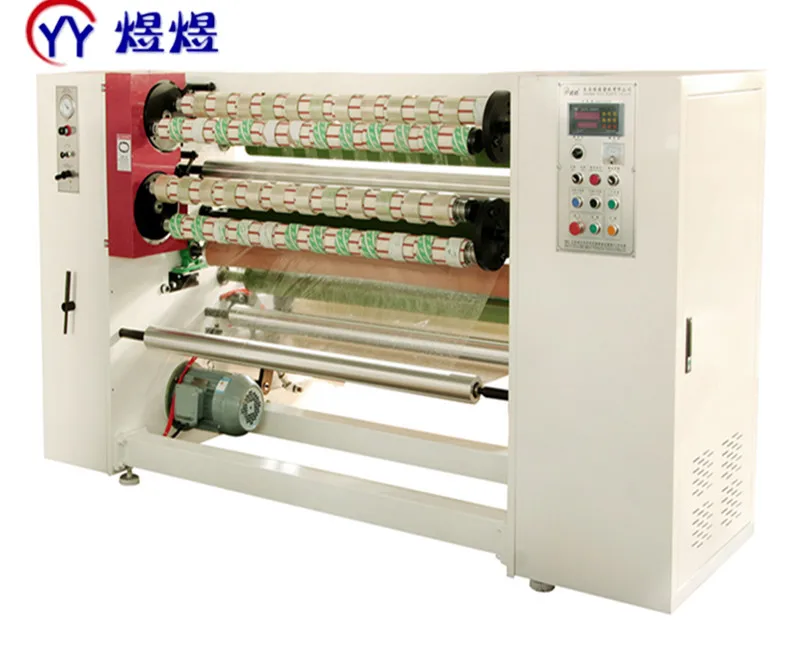 adhesive slitter rewinder