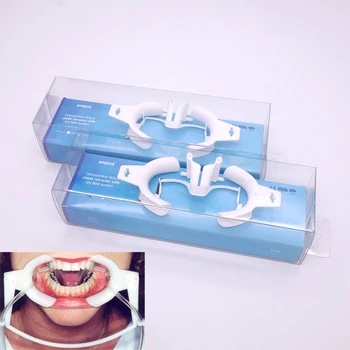 Dental Orthodontic Use Tongue Guard Cheek Retractor with Dry Field System Tubing suction/Dental Suction Retractors