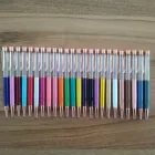 Pen Glitter Pen No Crystal Metal Pen Self Assembling Custom Herbarium DIY Pen Empty Floating Glitter Pen