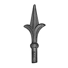 Post Metal Decorative Component Post Top For Fence And Gate Wrought Iron Spearhead Forged Steel Element