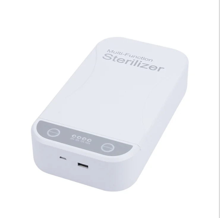 UV Sanitizer wireless charger uv cleaner sterilizer box portable UV Sanitizer box with power pack