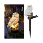 Art Factory Directly Wholesale Gnome Statue Art Craft Resin Owl Garden Light