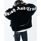 Jacket Fleece Jacket DiZNEW Winter Outdoor Jacket Polar Chenille Patches Sherpa Fleece Jacket Men