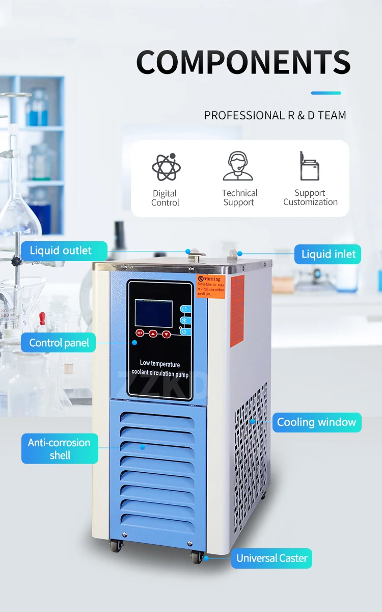 Low Temperature Cooling Chiller, ZZKD, 220V, Water-Cooled - detail 12