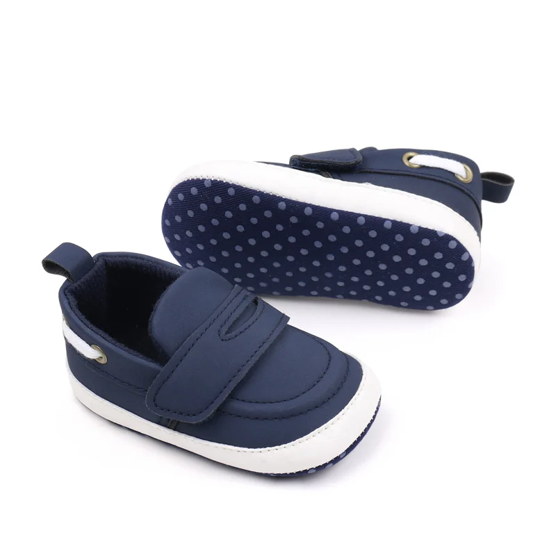 Simple Casual 0-12 Months Baby Soft Toddler Shoes Solid Color for Spring and Autumn details