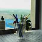 Bar Custom Glass Straw Transparent Straw Curved Straw