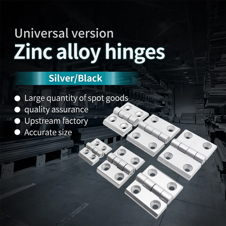 Metal Hinges/zinc Alloy Aluminum Profile Door Hinges 20/30/40 Cabinet Doors Available in Stock Direct Mail manufacture