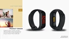 Watch Factory Direct Sale Led Screen Display Contact Charging Smart Bracelet Usb Charge Temperature Measure Watch