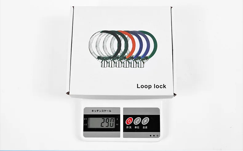 Portable Blue Steel Cable Alloy Lock Ring Bold Anti-Theft Security Motorbike Lock for Mountain Bikes