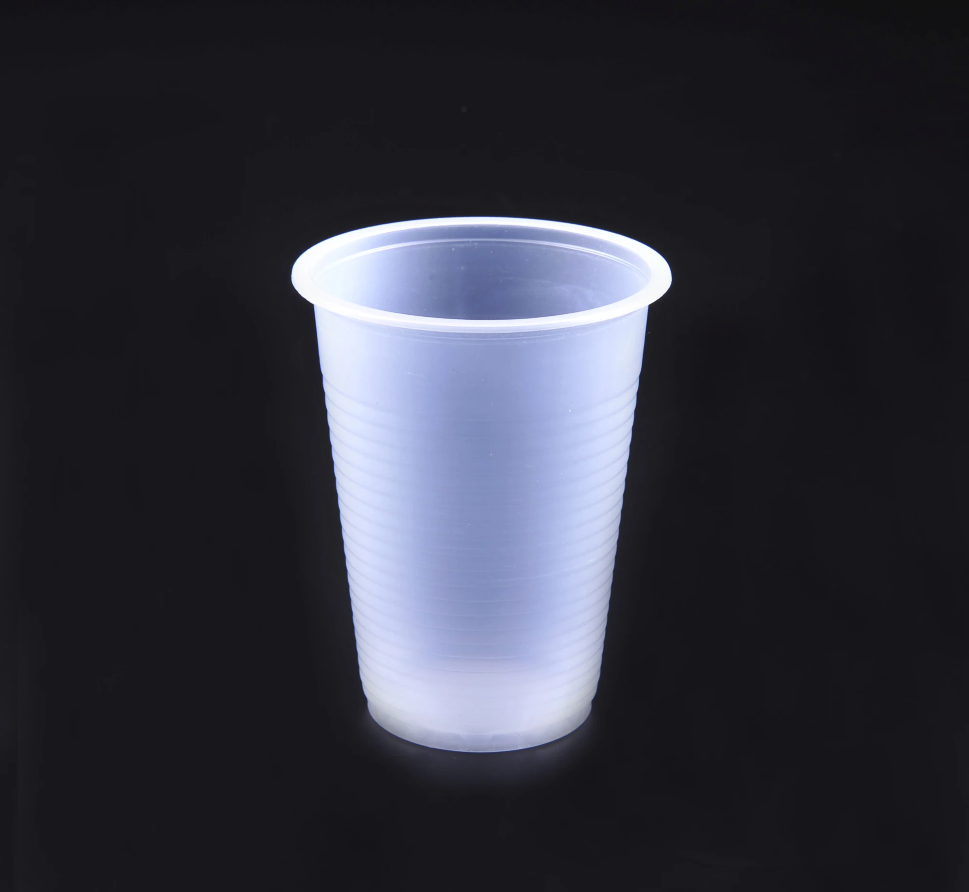 white plastic party cups