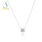 Ring Fashion Ring CZ Cubic Zirconia Rhodium Plated Zinc-Copper Alloy Necklace For Unisex Bezel Setting Jewelry