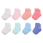 Baby Set Baby Socks Gift Set New Style Plain Thin Funny Pattern Baby Blue Slip Resistant Dress Socks Gift Set