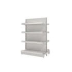 2021 New Wooden Display Racks White Color Pharmacy Shelves Grocery Shelves Supermarket Equipment