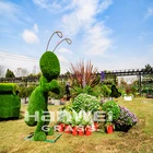 Green Artificial Green Grass Fake Grass Animal Green Artificial Grass Sea Horse Topiary