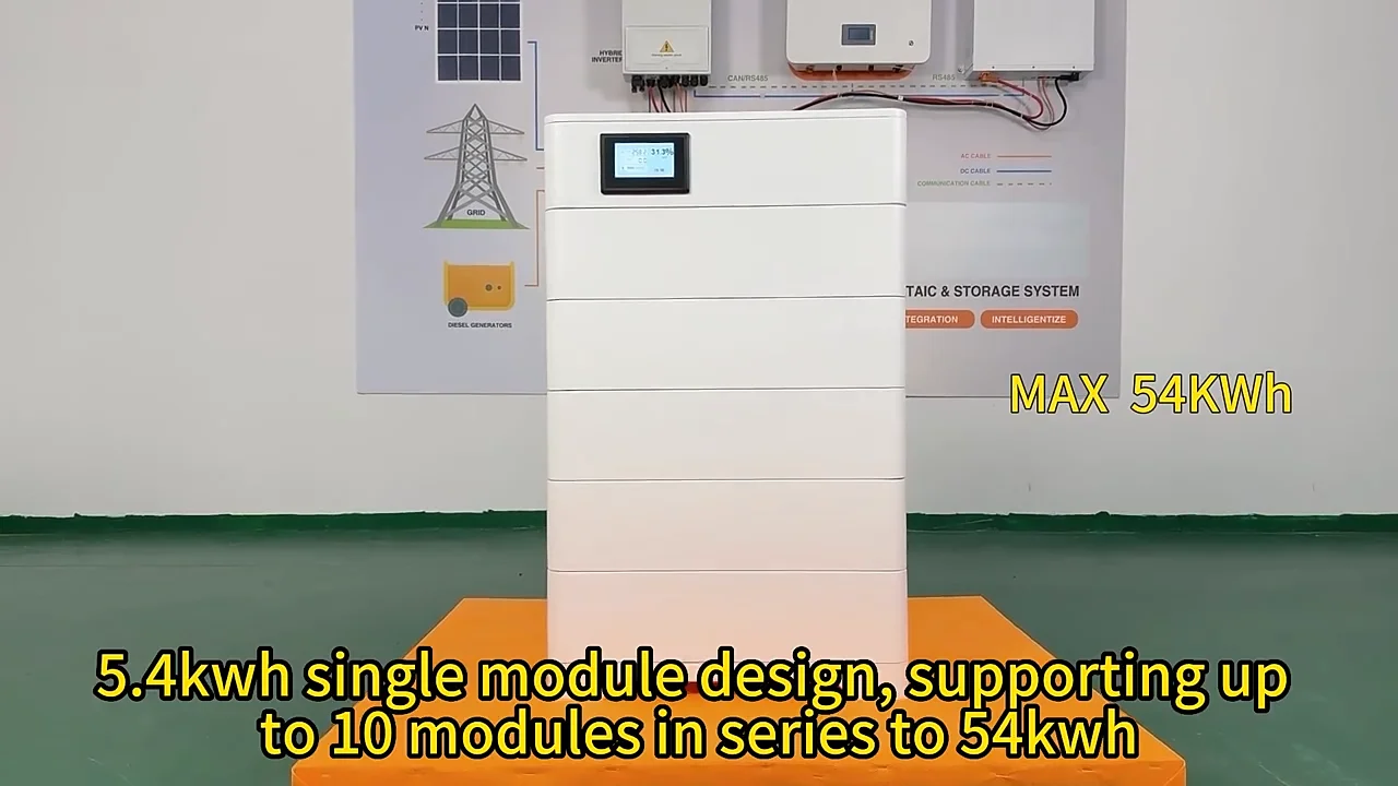 High Voltage Stacked Battery Kwh Kwh Kwh Kwh Energy Storage