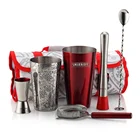 Cocktail EFINE 5 Pieces Travel Bartender Kit Boston Cocktail Shaker Stainless Steel Bar Set Amazon Hot Product