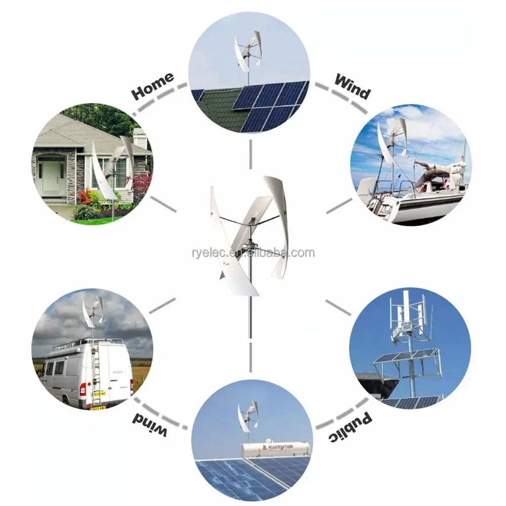 Roof Wind Turbine Generator, 500W, 2000W - detail 44