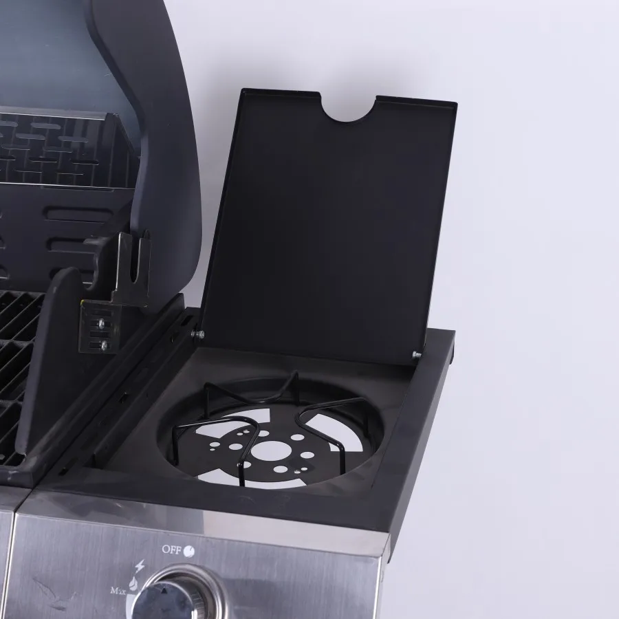 4-Burner Propane Gas BBQ Grill With Side Burner Barbecue Grill Gas Grill for Outdoor supplier