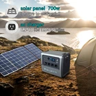 Battery Solar Lithium Battery Pack Box 2000W 3000W Portable Generator Solar Charging Backup Power Station