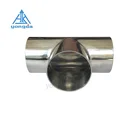 Good Quality Stainless Steel 304 Polishing Surface Sanitary Welding Equal Tee