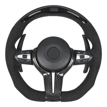 Upgrade To M Performance Car Steering Wheel For BMW F30 F10 E90 M2- M6 M8 1-7Series X1-X6 LED Carbon Fiber Steering Wheel